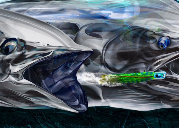 "Offshore Psyscodelics" fine art print by Nick Hannan
