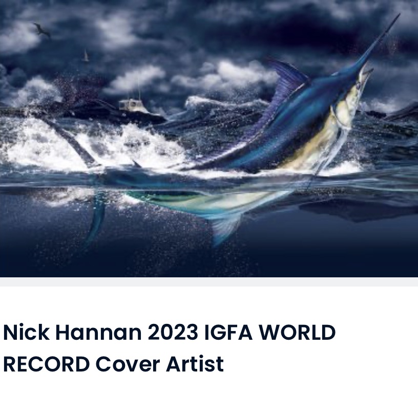 IGFA World Record 2023 Cover - Nick Hannan fish artist
