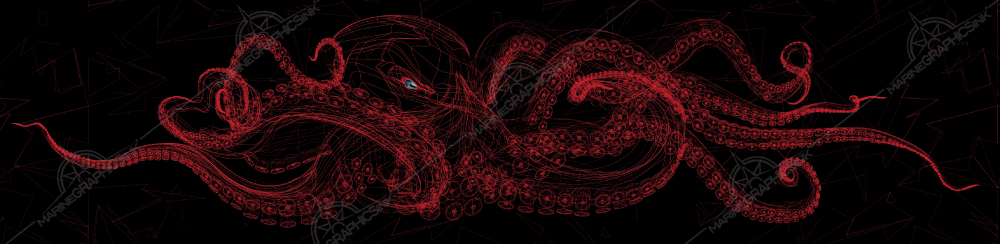 kraken-red-on-black-boat-wrap Kraken Boat Wrap