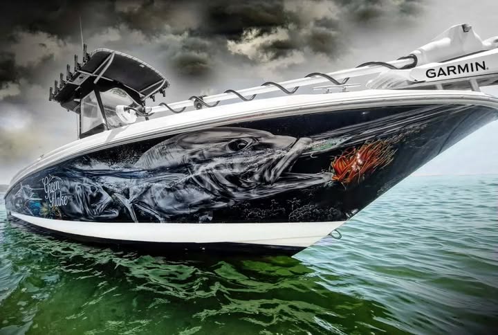 greenflake boat wrap