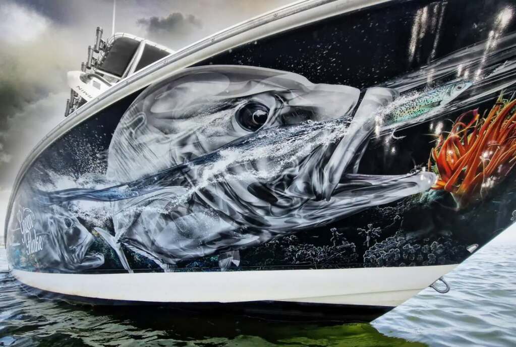 greenflake boat wrap